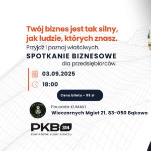 Spotkanie Biznesowe PKB 314 Pousada KUMAKI Bąkowo (03.09)