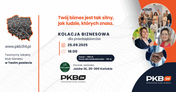 Kolacja biznesowa PKB314 w Dworek Jeżówka  (25.09)