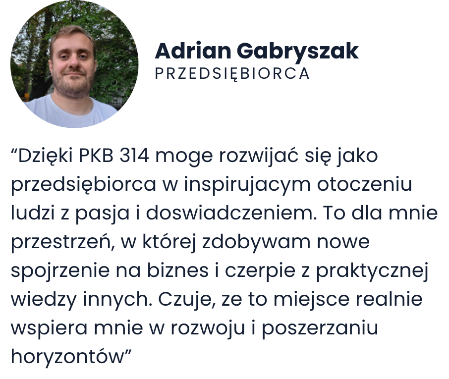 Adrian Gabryszak opinia