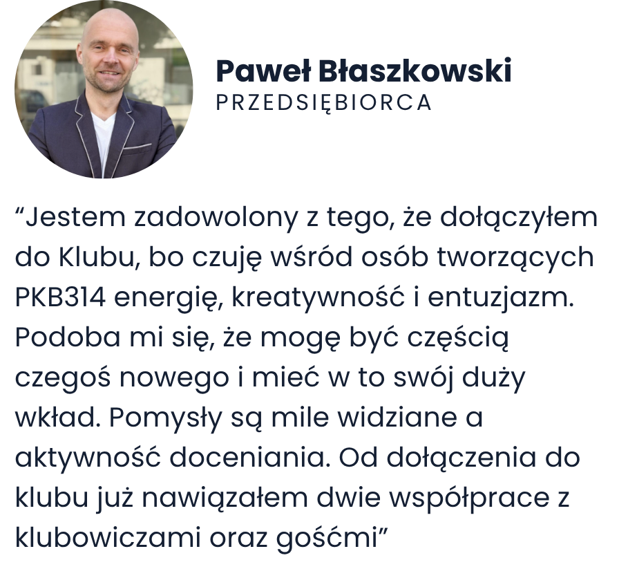 Paweł Błaszkowski opinia