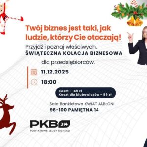 Kolacja Biznesowa PKB 314 Powiatu Skierniewickiego Pamiętna (11.12.25)