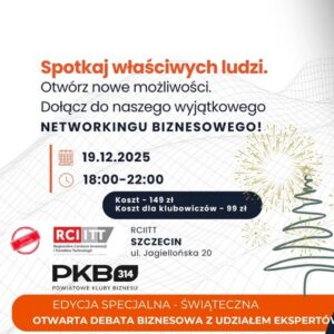 ŚWIĄTECZNA DEBATA BIZNESOWA PKB314 MNP Szczecin (19.12.25)