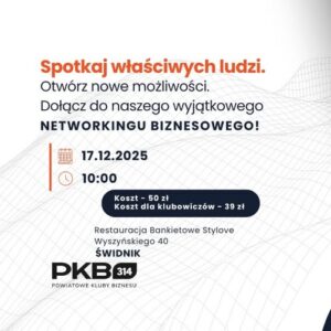 Spotkanie Biznesowe PKB 314 powiat Świdnicki (17.12.25)