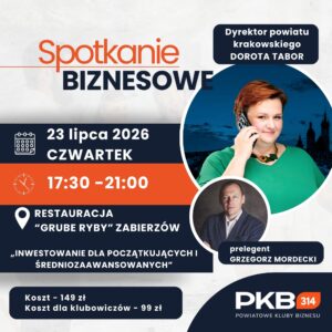 Wakacyjne Spotkanie PKB314 Przedsiębiorców Powiatu Krakowskiego 23.07.2026