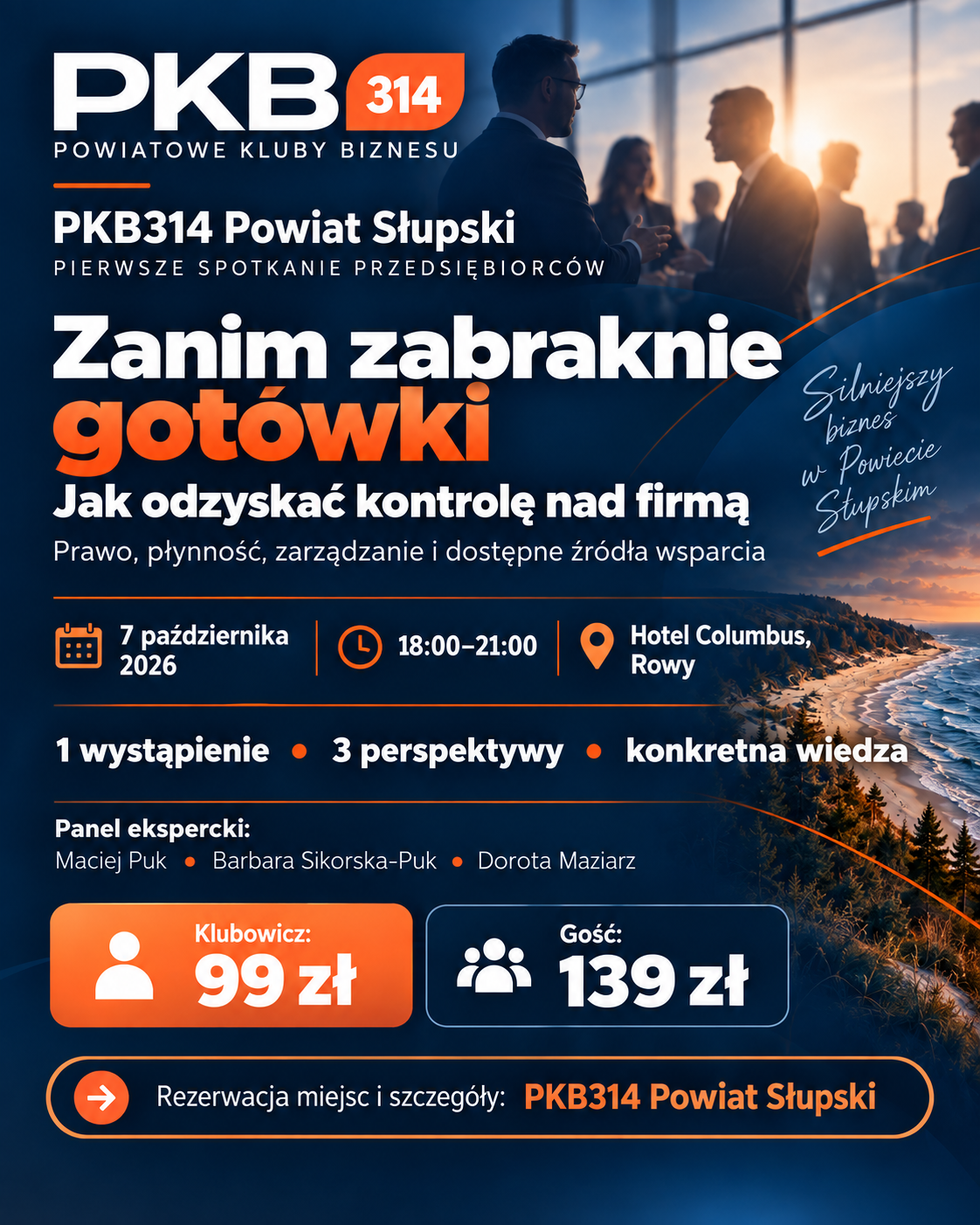 PKB314 Powiat Słupski – Pierwsze Spotkanie Przedsiębiorców 07.10.2026