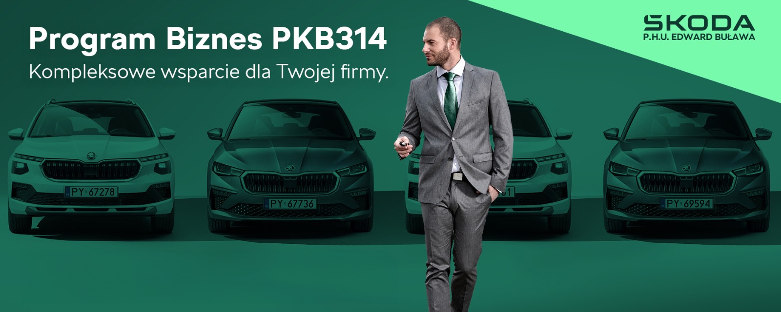 Program Biznes PKB314. Kompleksowe wsparcie dla Twojej firmy. Škoda P.H.U. Edward Buława